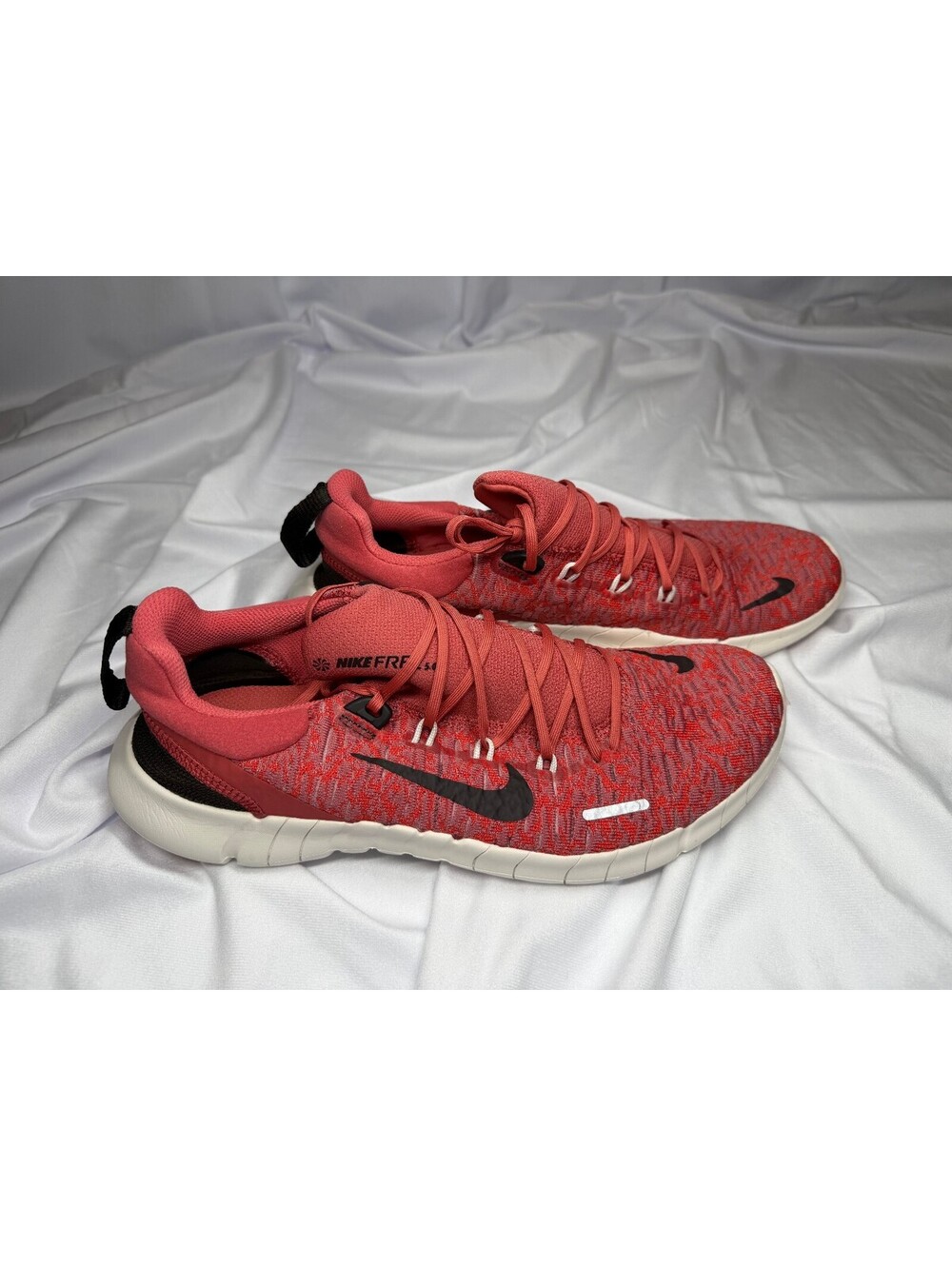 Nike Free RN 5.0 Running Shoes Coral Red Men's Size 8